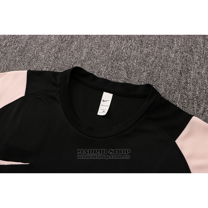 Chandal del Paris Saint-Germain Manga Corta 2021-2022 Negro y Rosa